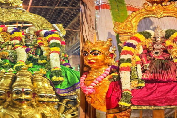 Chithirai Festival – Day 3 Night Kailasa Parvatham & Kamadhenu Vahana Procession