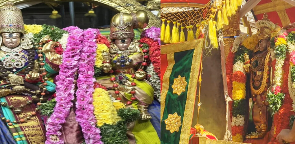 Chithirai Festival – Day 4 Morning Golden Palanquin Procession