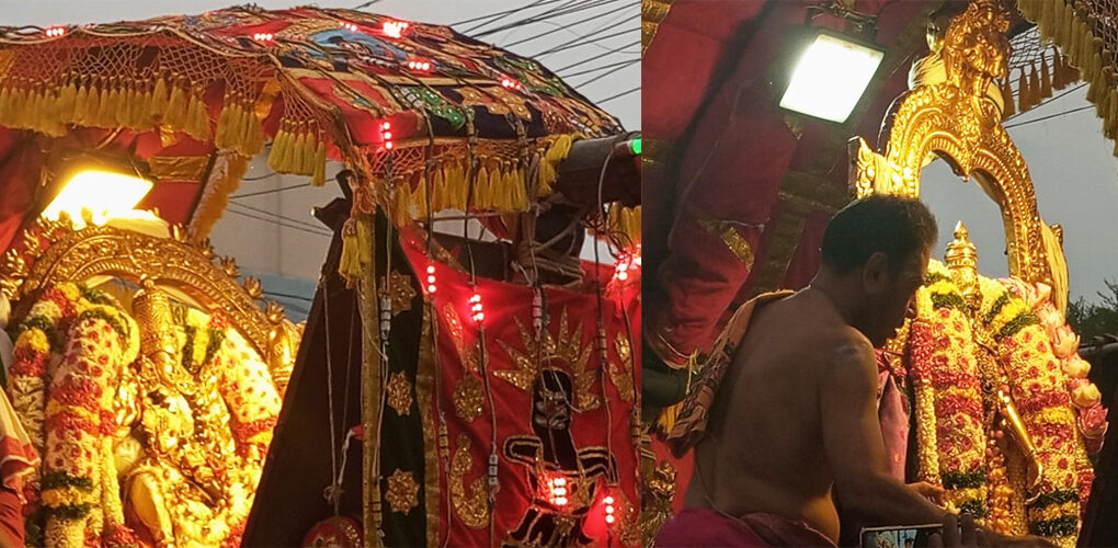 Chithirai Festival – Day 4 Night Golden Pallakku Procession