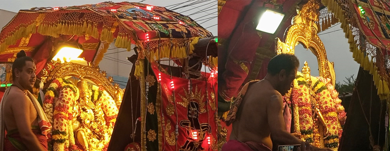 Chithirai Festival – Day 4 Night Golden Pallakku Procession